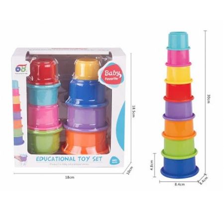 Set de Tazas Apilables Educativas