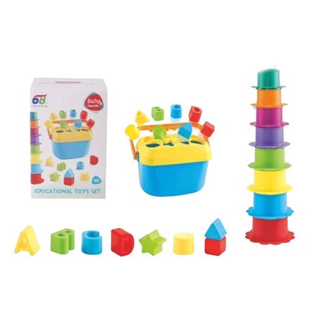 Set de Juguetes Educativos para Apilar y Clasificar