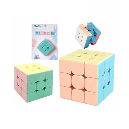 Cubo Mágico 3x3 con Colores Pastel MoYu