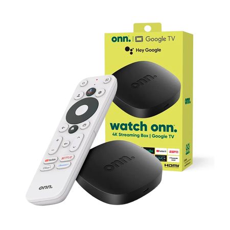 Onn Google TV 4K UHD Streaming Box Chromecast