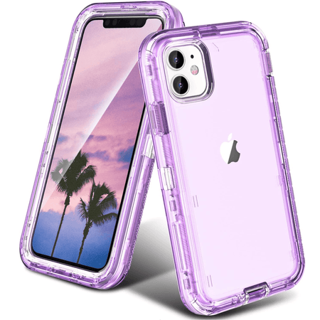 Funda para iPhone 15 Pro OriBox Antishock Morado Resistente ante Caídas y Golpes