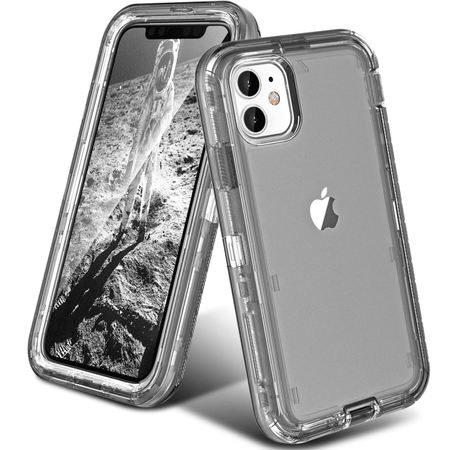 Funda para iPhone 15 Pro OriBox Antishock Gris Resistente ante Caídas y Golpes