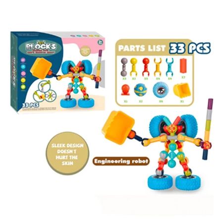 Crea tu Robot Set de Bloques DIY 33 Piezas