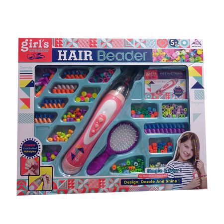 Hair Beader Set de Peinados Creativos con Máquina de Trenzado de Cuentas y Accesorios