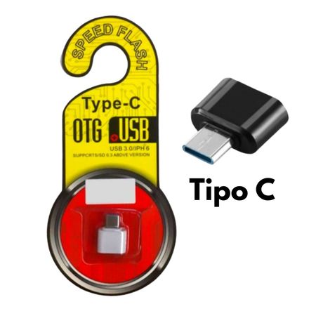 Adaptador Otg Tipo C A Usb Para Celulares Y Otros