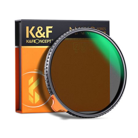 Filtro 2 en 1 - Black Mist 1/4 + Filtro ND2-ND32 Variable Nano X – K&F Concept - 72mm