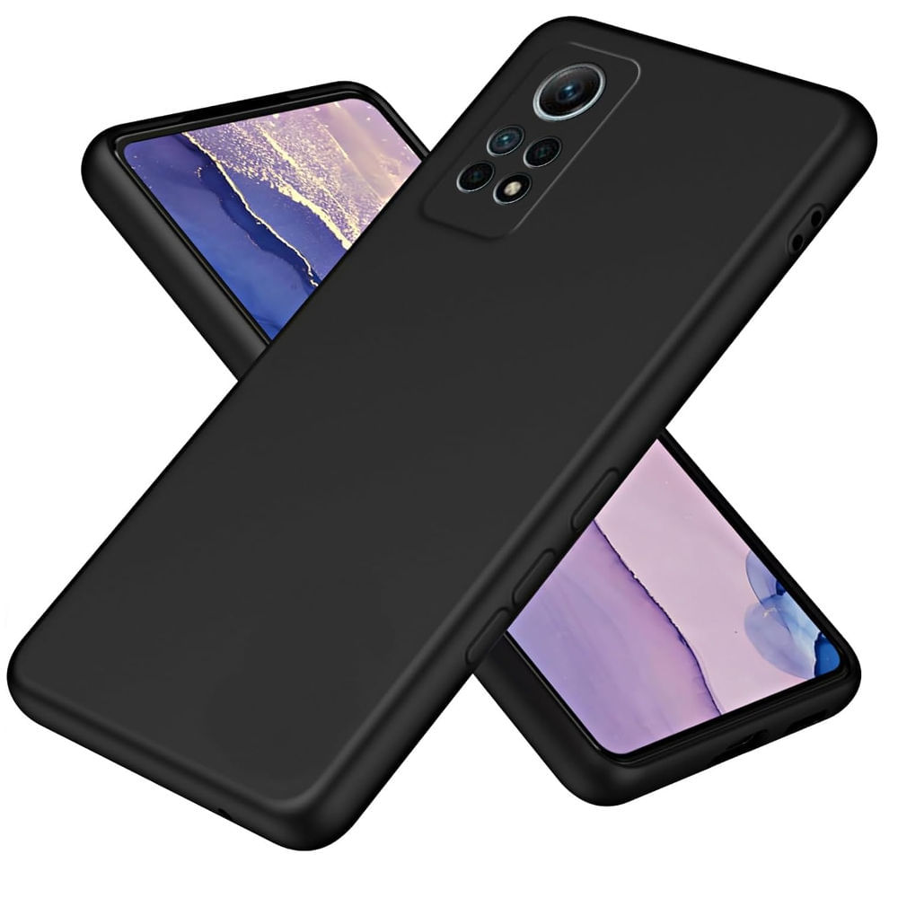 Funda para Xiaomi Poco M4 Pro Soft Feeling Antishock Negro Resistente ante Caídas y Golpes