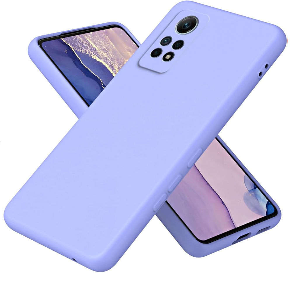 Funda para Xiaomi Poco F4 GT Soft Feeling Antishock Lila Resistente ante Caídas y Golpes