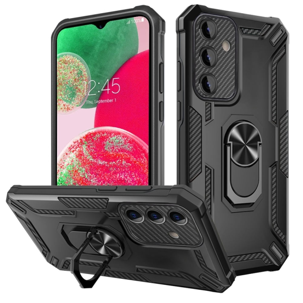 Funda para Xiaomi MI 13 Lite Holder Parante + Anillo Negro Antishock Resistente a Caídas y Golpes