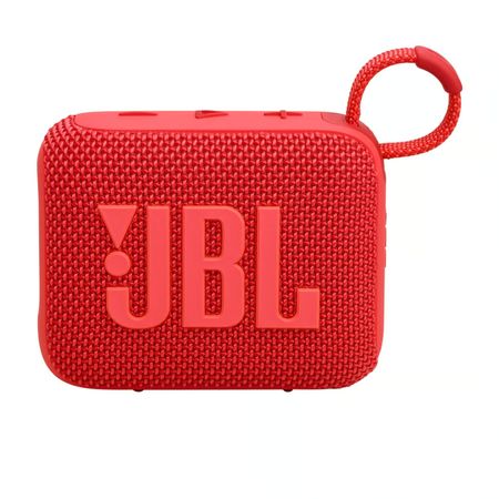 JBL Go 4 - Parlante Bluetooth Ultraportátil Rojo con Sonido JBL Pro, Impermeable