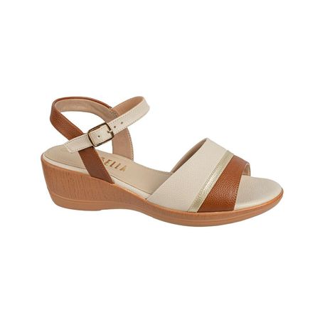 Sandalias Mujer Kaluri ESTHER-02 Crema Talla 36