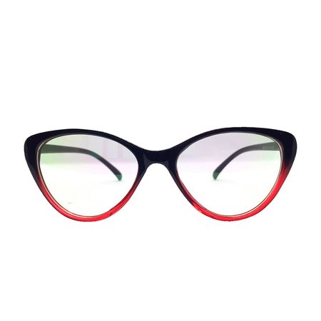 Lentes Oftalmicos Kottdo Cats con Filtro Azul UV400 Color Negro y Rojo Talla Unica