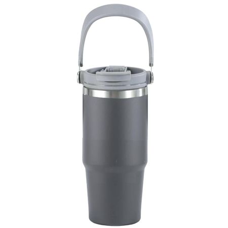 Vaso Termo Tomatodo Acero Inoxidable 600ml Color Plomo