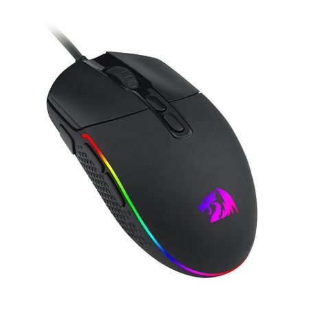 Mouse Redragon Invader M719 RGB 10000 DPI - Negro