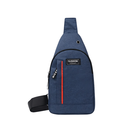 Bandolera Morral Hombre de nylon - Azul