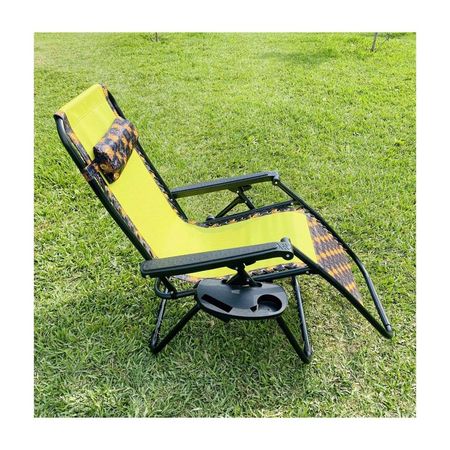 Silla Perezosa Reclinable con Bandeja Generico Verde