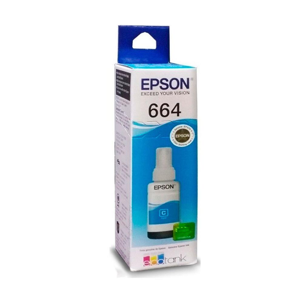 Tinta Epson T664  Cyan