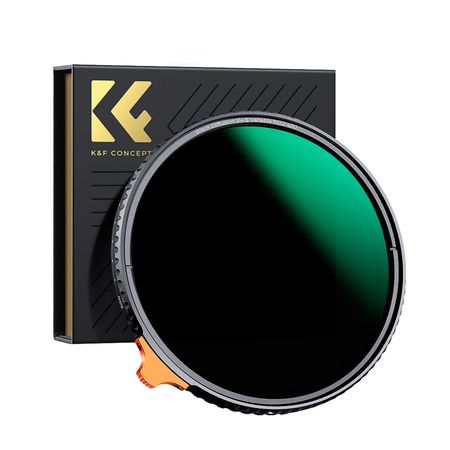 Filtro 2 en 1 – Black Mist 1/4 + Filtro ND2-ND400 Variable Nano X – K&F Concept - 82mm