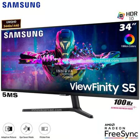 Monitor Samsung Viewfinity S5 Ls34c500galxpe