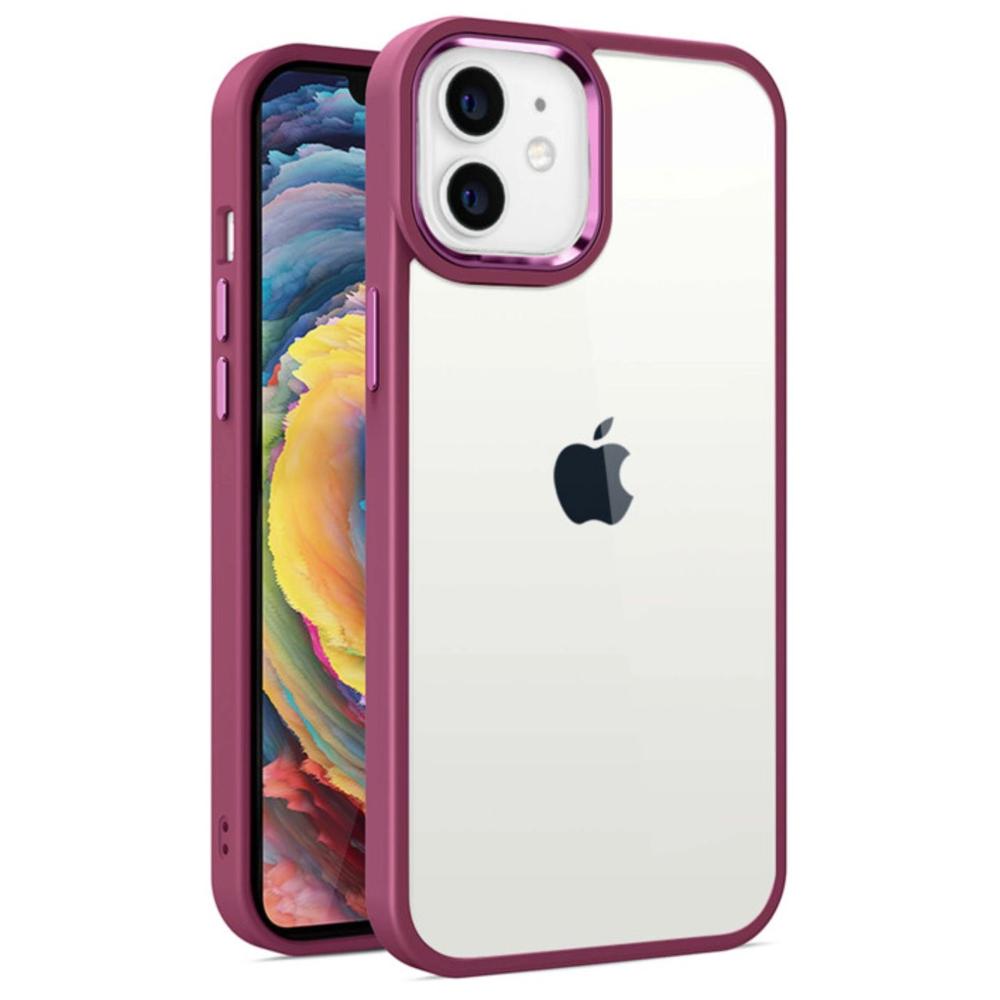 Carcasas Genéricos Compatibles con Iphone 12 Rosado