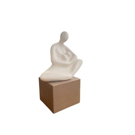 Adorno Figura Mama Ivory Mate 18x11.5x26 cm