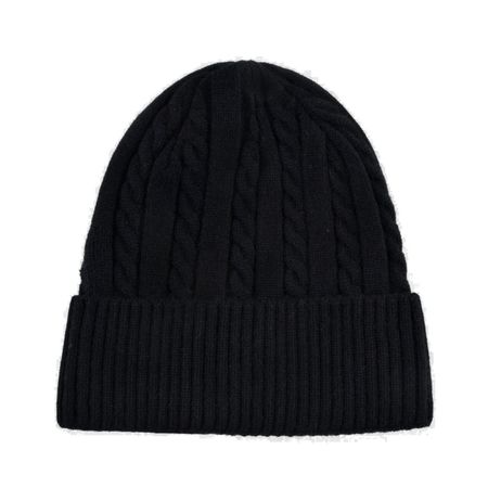 Gorro Chullo de Cashemira Estilo Unisex Pack por 3 Negro