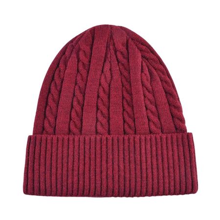 Gorro Chullo de Cashemira Estilo Unisex Pack por 3 Vino