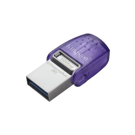 Unidad flash Kingston DataTraveler microDuo 3C DTDUO3CG3 - 128GB - USB 3.2 (1 Gen) Tipo C, USB 3.2 ( Unidad flash Kingston DataTraveler microDuo 3C DTDUO3CG3 - 128GB - USB 3.2 (1 Gen) Tipo C, USB 3.2