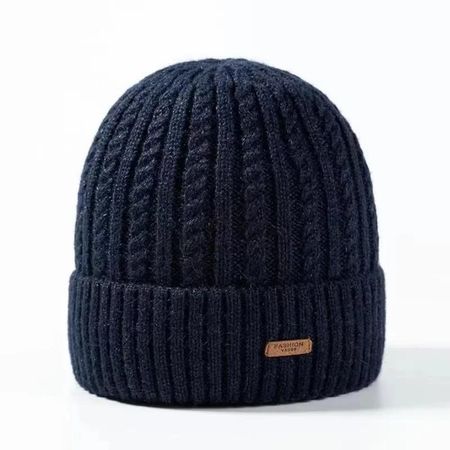 Gorro Chullo de Cashemira Estilo Unisex Pack por 3 Azul