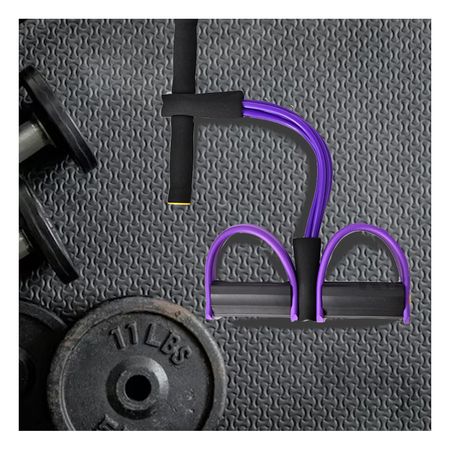 Liga Practica Fitness en Morado y Negro Y+Papel de Regalo