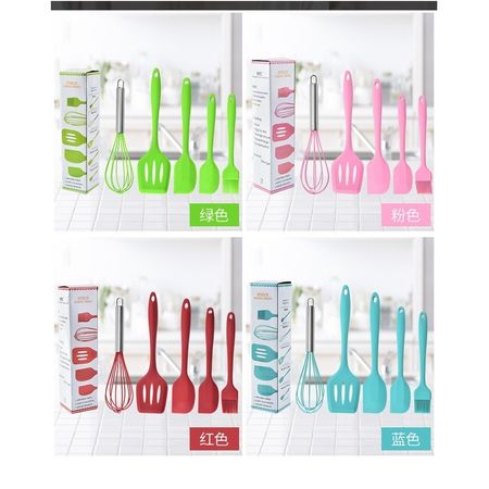 Kit de utensilios de silicona para Cocina Colores Variados