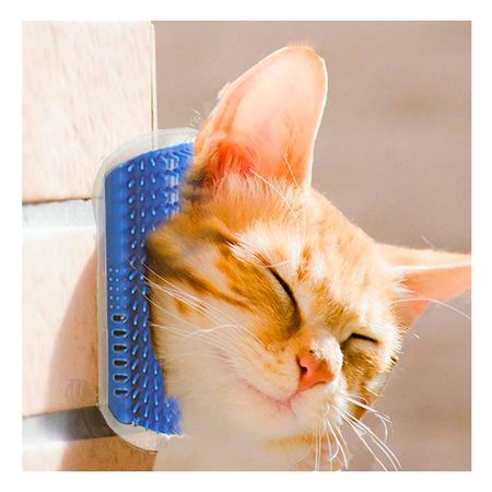 Rascador para Gatos Suave Adaptable Esquinas en Azul