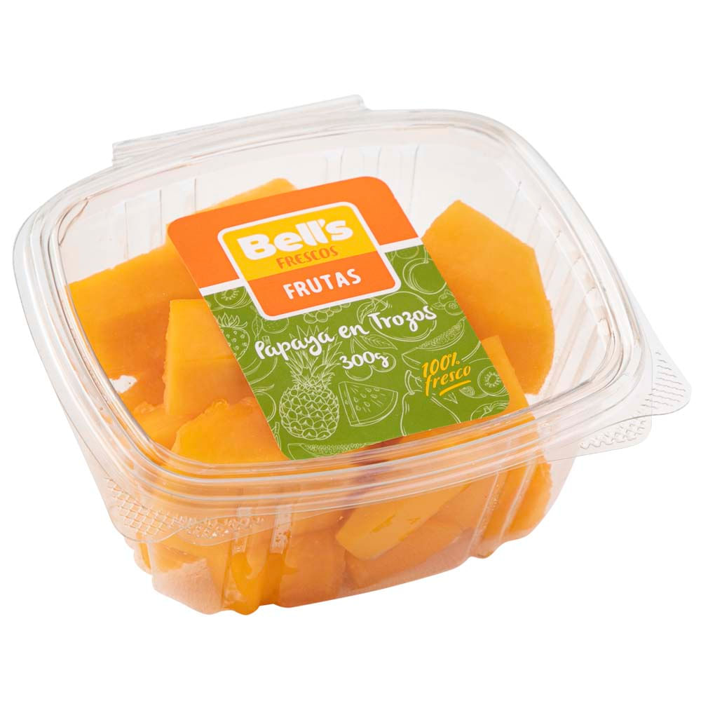 Papaya en Trozos BELL'S Bandeja 300g aprox.