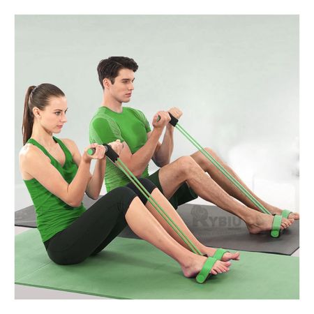 Liga Resistente para Entrenar en Verde y Negro Y+Stickers