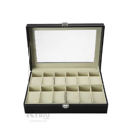 Caja para Guardar Relojes de Tono Negro Y+Post-it adhesivos