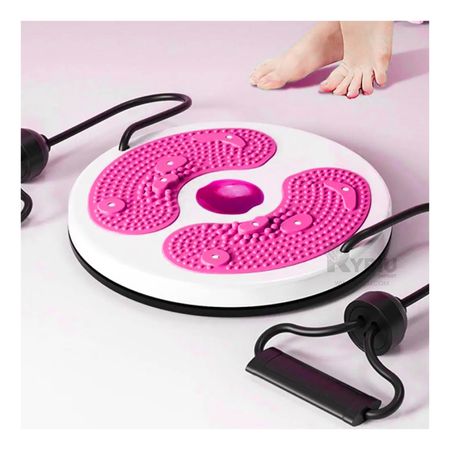 Base Circular Fitness con Ligas Rosado Y+Post-it adhesivos