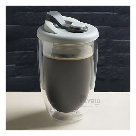 Vaso de Silicona para Beber Plomo 450ml Y+Papel de Regalo