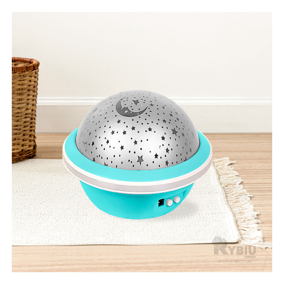 Proyector Adaptable y Compatible Color Celeste Y+Stickers