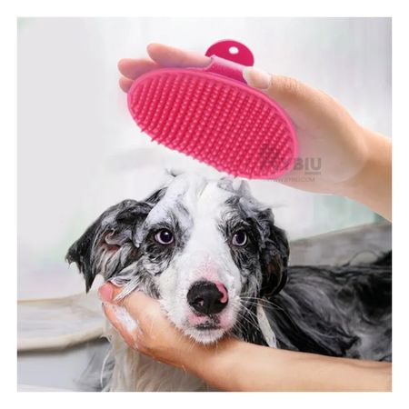 Peine para Mascotas de Diseño Ergonomico Set de 3 Rosado