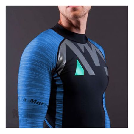 Playera con Bordes en Negro Azul Y+Regalo Ligas para Peinar