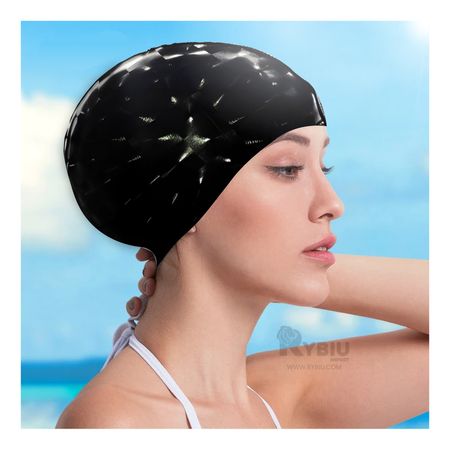 Gorro con Resistencia en Agua Negro Y+Regalo Agendita