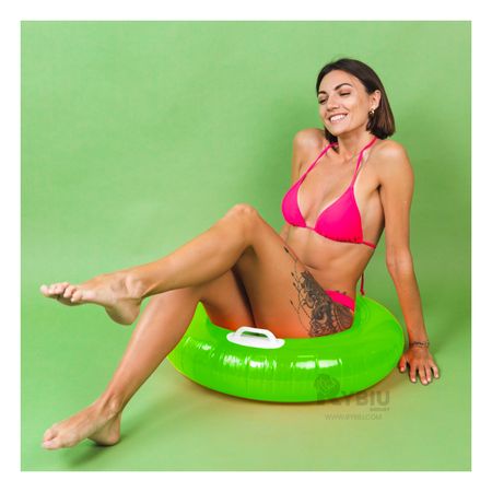 Inflable para Nadar con Asa 76cm Verde Y+Post-it Adhesivos