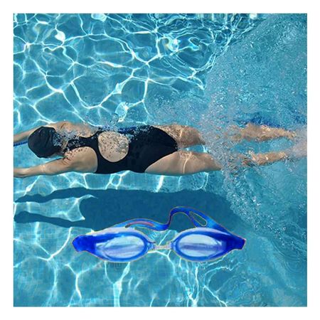 Lentes Bonitos para Piscina Color Azul Y+Papel de Regalo