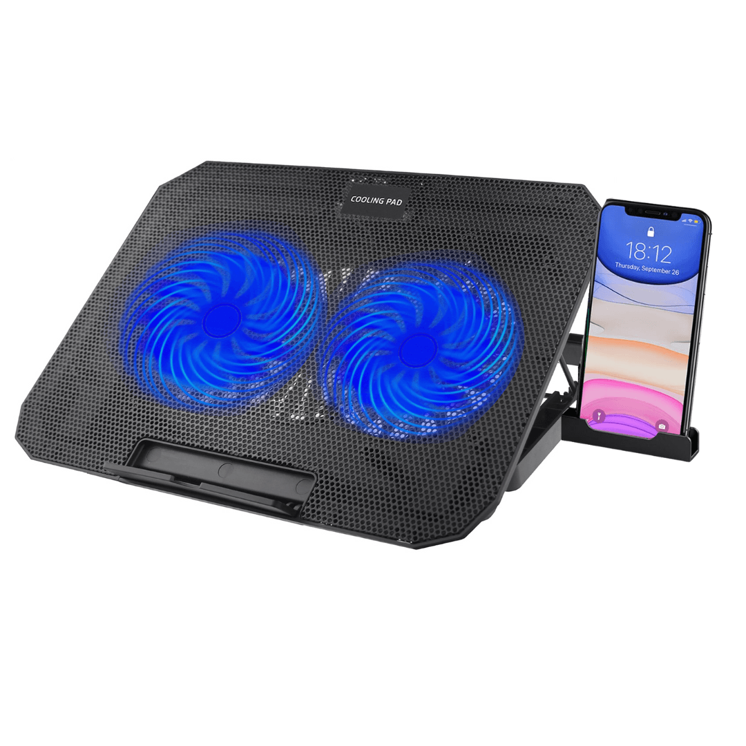 Soporte Base Cooler Ventilador para Laptop Notebook 2 ventiladores N33