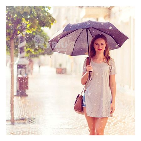 Sombrilla Ideal para LLuvia de Color Morado Y+Agendita