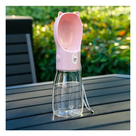 Dispensador Portatil de Agua Color Rosado Y+Papel de Regalo
