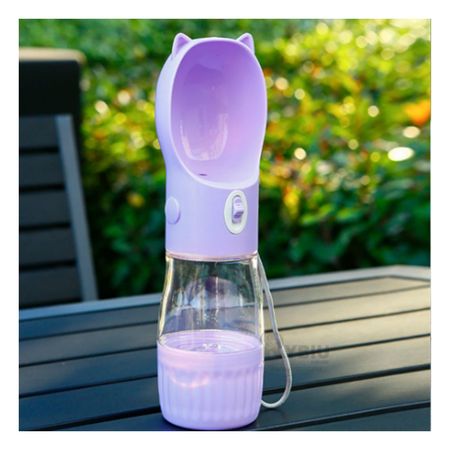 Dispensador Portatil de Agua Color Lila Y+Papel de Regalo