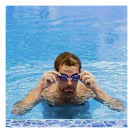 Lentes para Clases de Natacion en Piscina de Color Azul