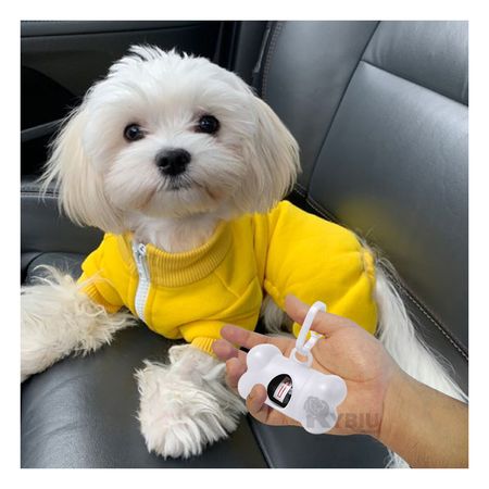 Bolsa para Heces de Perro en Blanco Y+Papel de Regalo