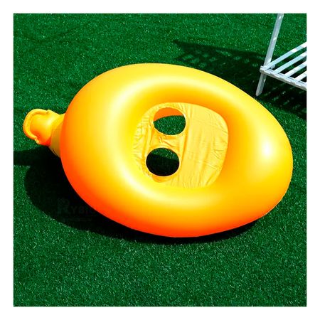 Inflable Didactico Forma de Pato Y+Regalo Ligas para Peinar